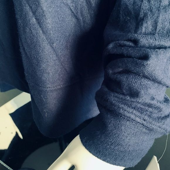 NWT BP from Nordstrom Cozy Lounge Top M navy Snowflake - Picture 4 of 15